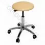 Ecopostural taboret obrotowy z chromowaną podstawą opis Ecopostural S4610, opis: