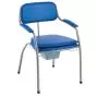 Krzesło toaletowe Invacare Omega Classique H450 niebieskie