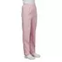 Spodnie medyczne unisex Pliki różowe Mulliez