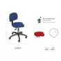 Ecopostural taboret obrotowy z oparciem Ecopostural S2639