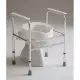 Aluminiowe krzesło toaletowe Adeo Invacare