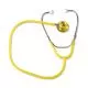 Stetoskop idealny dla dorosłych z dwustronną głowicą-żółty