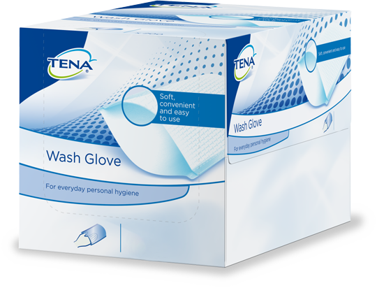 Nieplastyfikowane rękawiczki TENA Wash 200 sztuk