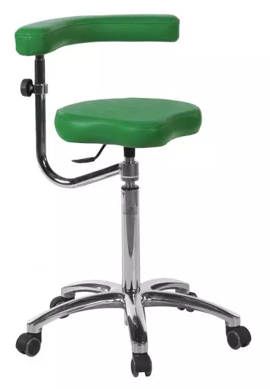 Ecopostural taboret obrotowy z chromowaną podstawą Ecopostural S5643