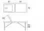 Stół do masażu z regulowaną wysokością i linkami stalowymi Ecopostural 3314