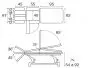 Hydrauliczny stół do masażu Ecopostural 3722 C C3722M47