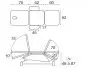 Hydrauliczny stół do masażu C3756M46 firmy Ecopostural