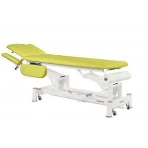 Table de massage hydraulique 2 plans avec accoudoirs rabattables Ecopostural C5744