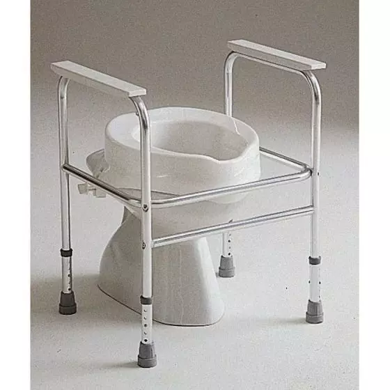 Aluminiowe krzesło toaletowe Adeo Invacare