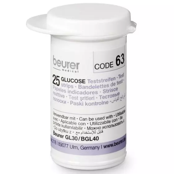 50 pasków testowych do glukometru Beurer GL 30, BGL40