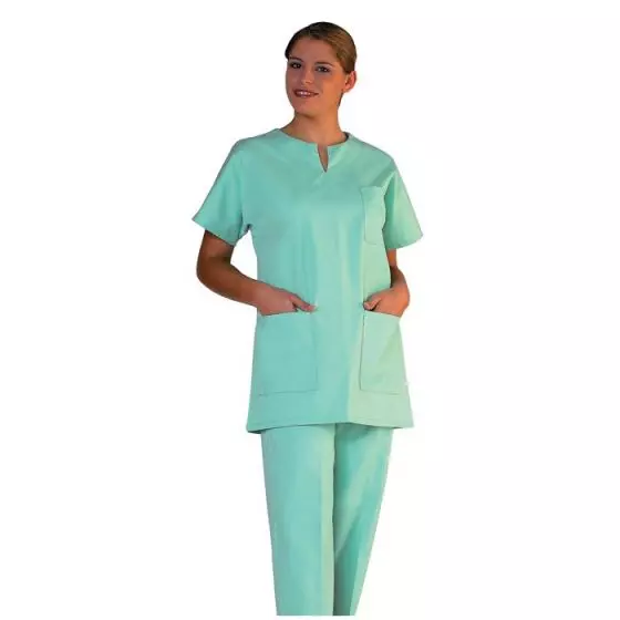 Tunika medyczna unisex Tadou jasnozielona Mulliez