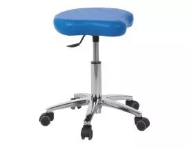 Ecopostural taboret obrotowy z chromowaną podstawą Ecopostural S4640