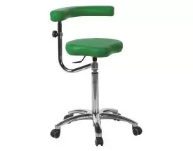 Ecopostural taboret obrotowy z chromowaną podstawą Ecopostural S5643
