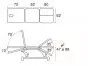 Ecopostural elektryczny stół do pedicure C3538