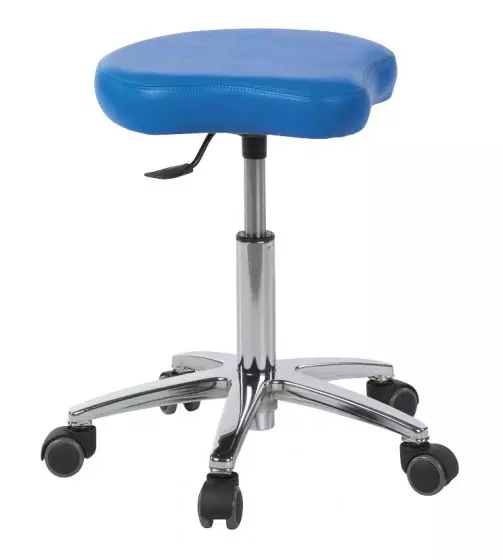 Ecopostural taboret obrotowy z chromowaną podstawą Ecopostural S4640